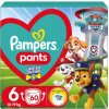 PAMPERS Active Baby Pants Paw Patrol Plienky nohavičkové vel. 6, 60 ks