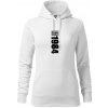 Limited edition 1984 pruh - Mikina dámská Cape s kapucí - XL ( Biela )