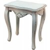 Clayre & Eef Biely antik odkladací stolík Frischie - 52*35*58 cm - Clayre & Eef