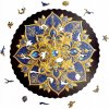 Mruu&Pruu 200-dielne drevené Puzzle 31 x 31 cm Mandala Sapphire 200-dielne drevené Puzzle | Puzzle pre dospelých | Puzzle pre deti