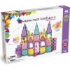 Magna Tiles Magnetická stavebnica Castle DLX 48 dielov