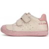 Detské dievčenské kožené topánky D.D.step White S049-41158C 35