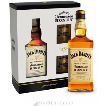 Jack Daniel´s Honey 35% 0,7 l (darčekové balenie 2 poháre)
