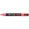 Popisovač, akrylový, PC-5M, 1,8 - 2,5 mm, Posca, UNI Koralová ružová