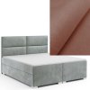 MD Kontinentálna Boxspring posteľ ORION 160x200 výber z farieb MANILA_29