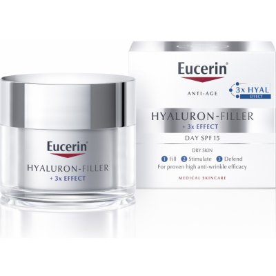 Eucerin Hyaluron - Filler Intenzívny vypĺňajúci denný krém proti vráskam  pre suchú pleť 50 ml od 24,11 € - Heureka.sk