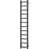 MEXEN - Bolt vykurovací rebrík/radiátor 1500 x 300 mm, 295 W, čierna W126-1500-300-00-70