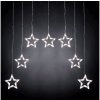 Aigostar B.V. | Aigostar - LED vonkajší vianočný reťaz 70×LED/230 V 1,2×1 m IP44 studená biela hviezdičky | B10303ABGG