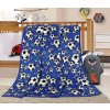Bellatex detská deka Ella 1003/153 lopta modrá 100x150 cm
