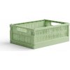 Made Crate Skladacia prepravka Spring Green – midi