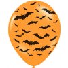 PartyDeco Latexový balón oranžový Netopier 30 cm