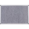 Textilná nástenka, sivá, 1200 x 900 mm