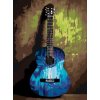 Maľovanie podľa čísiel Modrá gitara