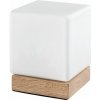 RABALUX 76003 Pirit stolná lampička LED V130mm 1,2W/40lm 3000K svetlé drevo, biela