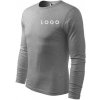 Tričko farebné s dlhým rukávom s LOGOM Veľkosť: M, Barva: tmavě šedý melír, KS spolu - cenová hladina: 10-20