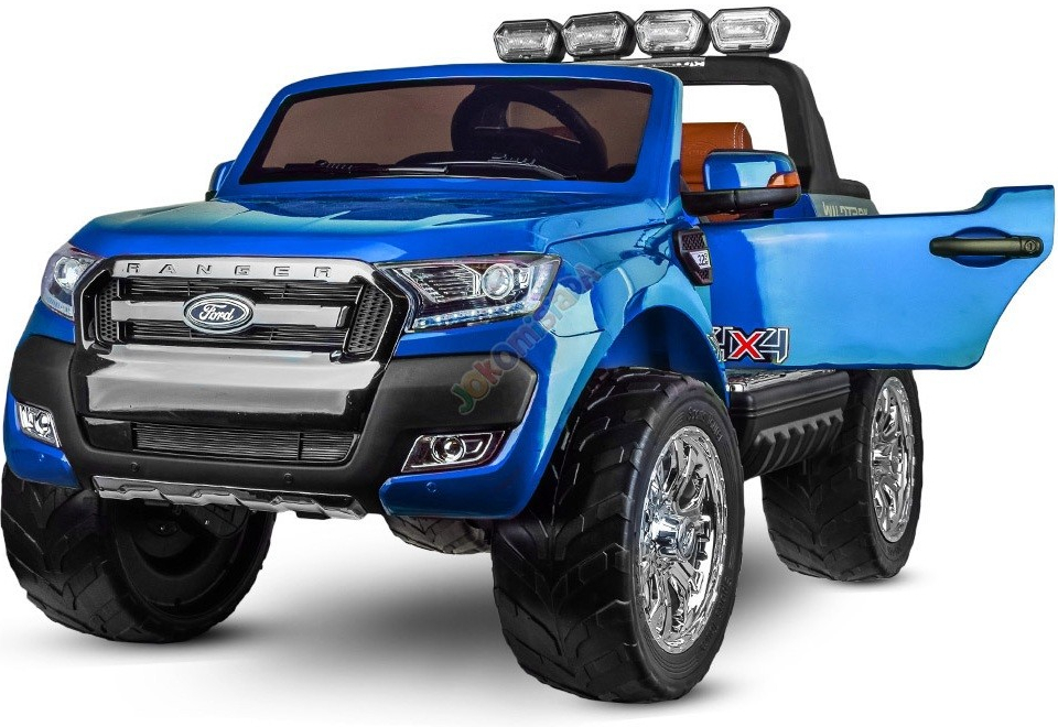 Joko Elektrické autíčko Ford Ranger lakované dvojmiestne modrá
