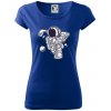 Florbalátor - Dámske tričko Pure - 2XL ( Kráľovská modrá )