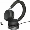 Bezdrôtové slúchadlá Jabra Evolve2 75 MS Stereo USB-C Stand Black (27599-999-889)