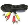 Ostatní Kabel 3x cinch - 3x cinch 10m