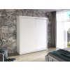 Šatníková skriňa s posuvnými dverami MARBELA Biela 200 x 215 x 58
