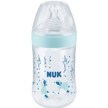 Nuk Nature Sense fľaša s kontrolou teploty modrá 260ml