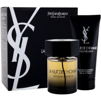 Yves Saint Laurent La Nuit De L` Homme EDT 100 ml + sprchový gél 100 ml darčeková sada