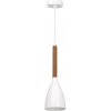 Luminex | Luster na lanku MUZA NEW 1xE27/60W/230V biela | LU3172