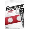 Energizer Lítiová gombíková batéria 3V CR2016 - 2ks