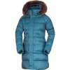 Northfinder Jody Dámska zateplená dlhá bunda s kožušinou BU-6268SP inkblue S