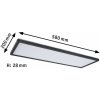 Paulmann Atria Shine panel 3-step čierna 840 58x20 - 71017