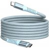 Kábel Verbatim 31856 USB USB C samec - USB C samec, 100W, 1.2m, modrý