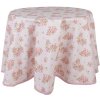 Clayre & Eef Bavlnený okrúhly obrus s kvetmi ruže Sweet Roses - Ø 170 cm - Clayre & Eef
