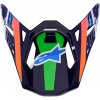 ALPINESTARS šilt pre prilby SUPERTECH S-M10 limitovaná edícia RECORDS sivá/multikolor 2026