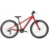Detský horský bicykel MTB Kross Level JR 1.0, kolesá 24 palcov, veľ. S (12), červený