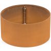 Záhradný obrubník G21 40 x 20 cm, kruhový, Corten
