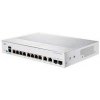 Cisco switch CBS250-8T-E-2G (8xGbE,2xGbE/SFP combo,fanless) - REFRESH (CBS250-8T-E-2G-EU-RF)