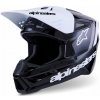 CROSSOVÁ PRILBA ALPINESTARS SUPERTECH M3 RADIUM BLACK/WHITE/GRAY XL