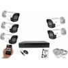 MS IP 5 kamerový set so switchom 2 Mpix WTube Plast (6023K5B) (Monitorrs Security)