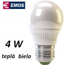 Emos LED žiarovka RS-Line MINI GLOBE 4W30W E27,teplá biela 320 lm