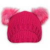 Zimné čiapky Mako chlupáček Baby Nellys ® - tm. ružový Baby Nellys