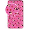Jerry Fabrics Prestieradlo Minnie Hearts 02 90x200x25