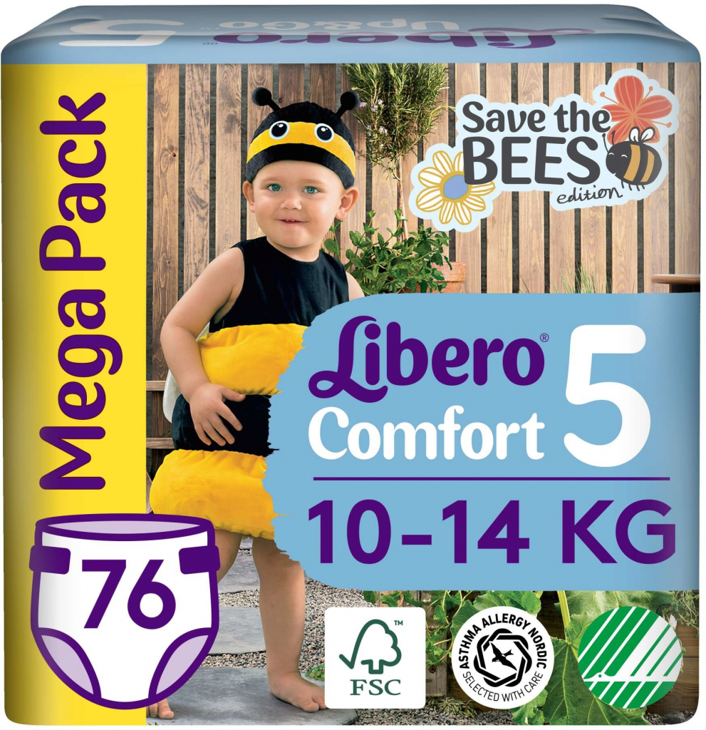 Libero Comfort Mega Pack 10-14 kg Maxi+ 5 76 ks