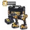 Sada vŕtací skrutkovač a rázový uťahovák DEWALT, 2 aku 5,0Ah, nabíjačka DCK268P2T-QW
