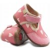EMEL EK 5221-1 ĽAHKÉ PAPUČE DETSKÉ SANDÁLE RUŽOVÉ SO SRDIEČKAMI VEĽKOSŤ 22