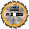 DT1931 DEWALT PILOVÝ KOTOUČ PRO AKU KOTOUČOVÉ PILY 160 x 20mm, 18 zubů, ATB 20°, univerzální řez