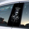 NÁLEPKA NA STĹPIK AUTA „ZAKONNICA GOTHIC“ FÓLIA PREMIUM 50x25