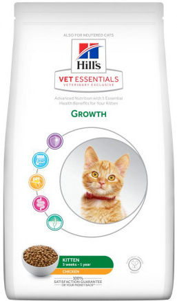 Hill\'s Fel.Dry VE Kitten Growth Chicken 1,5 kg