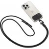 AppleMix Šnúrka TECH-PROTECT pre Apple iPhone - 2x popruh pod kryt - univerzálna - textilná - čierna