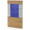 Meteostanica Utah z RCS rec. plastu a FSC® bambusu, hnedá