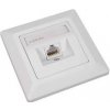 Zásuvka Solarix CAT5E UTP 1 x RJ45 pod omietku biela 23100095